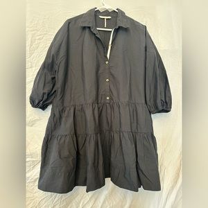 Free People Misha mini dress size S/P black